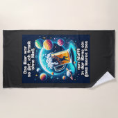 Das Bier im Kopf  ビーチタオル (正面)