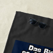 Das Bier im Kopf  ビーチタオル (インサイチュ)