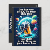 Das Bier im Kopf  ポストカード (正面/裏面)