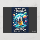 Das Bier im Kopf  ポストカード (裏面)