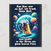 Das Bier im Kopf  ポストカード (正面)