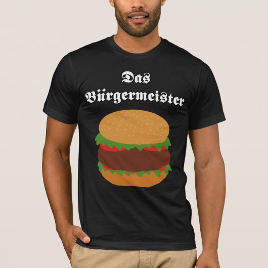 Das BurgermeisterのTシャツ Tシャツ (正面)