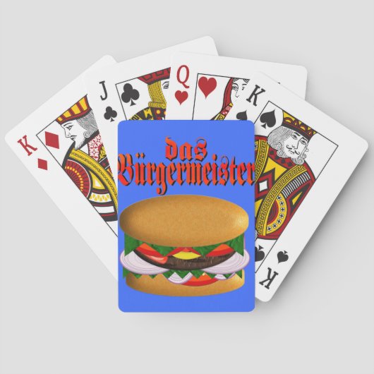 das Burgermeister自転車カード トランプ (裏面)
