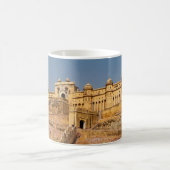Das Fort Amber bei Jaipur in Indien コーヒーマグカップ (中央)