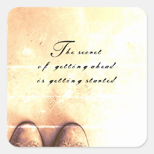 Das Geheimnis vom Vorankommen スクエアシール (正面)