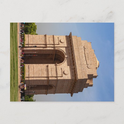 Das India Gate in Neu Delhi  ポストカード (正面)