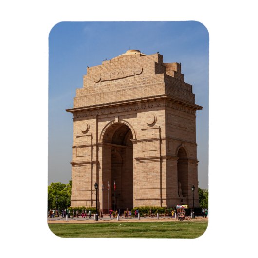 Das India Gate in Neu Delhi  マグネット (縦)
