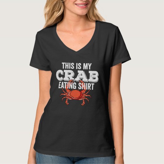 Das Ist Mein Krabben Essen Red Crab Tシャツ (正面)