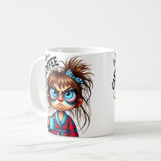 Das Kaffeemonster in mir コーヒーマグカップ (正面左)