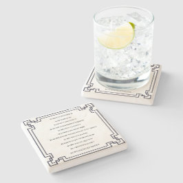 Das Kölsche Grundgesetz – Köln Cologne Jugendstil ストーンコースター