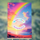 Das Leben ist BUNT アクリルサイン (ニュートラル)