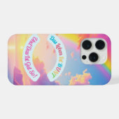 Das Leben ist BUNT iPhoneケース (裏面横)
