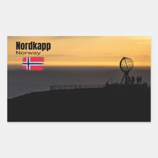 Das magische Nordkapp 長方形シール (正面)