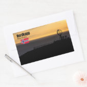 Das magische Nordkapp 長方形シール (封筒)