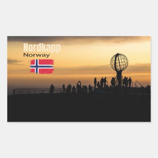 Das magische Nordkapp 長方形シール (正面)