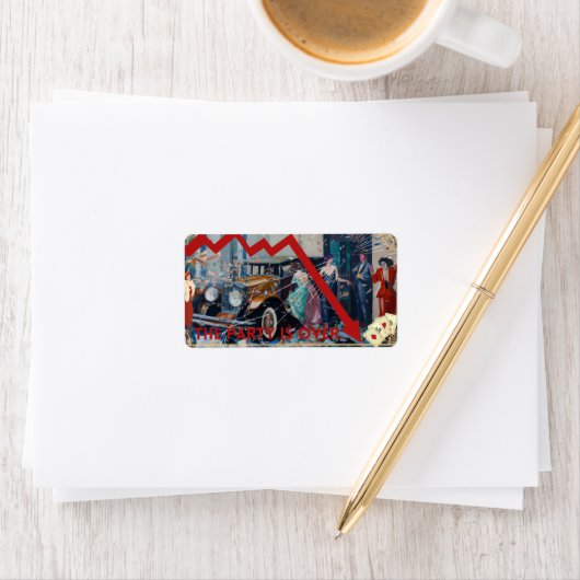 Das Party ist vorbei. ラベル (インサイチュ)