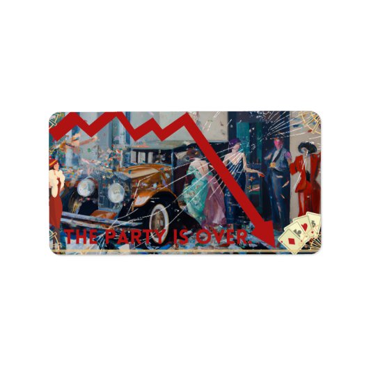 Das Party ist vorbei. ラベル (正面)