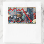 Das Party ist vorbei. 長方形シール (バッグ)