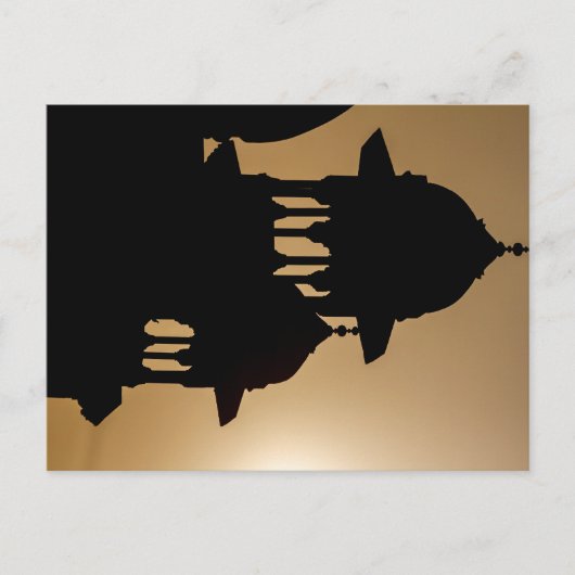 Das Taj Mahal in Indien ポストカード (正面)