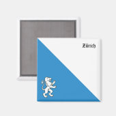 Das Wappen vom Kanton Zürich Magnet マグネット (正面/裏面)