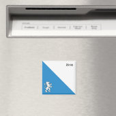 Das Wappen vom Kanton Zürich Magnet マグネット (インサイチュ (食洗機))