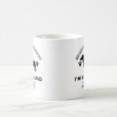 Daschundのパパ犬のお父さん コーヒーマグカップ (中央)