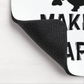 Daschund犬のデザイン マウスパッド (コーナー)