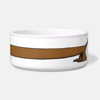 Daschund犬の皿 ボウル