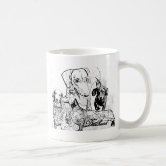 Daschund コーヒーマグカップ