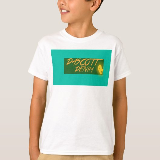 DASCOTTデニムRカラフルTシャツ Tシャツ (正面)