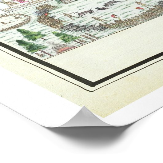 Dasehra、Diwali、Holiなどのヒンズー教のフェスティバル ポスター (角)