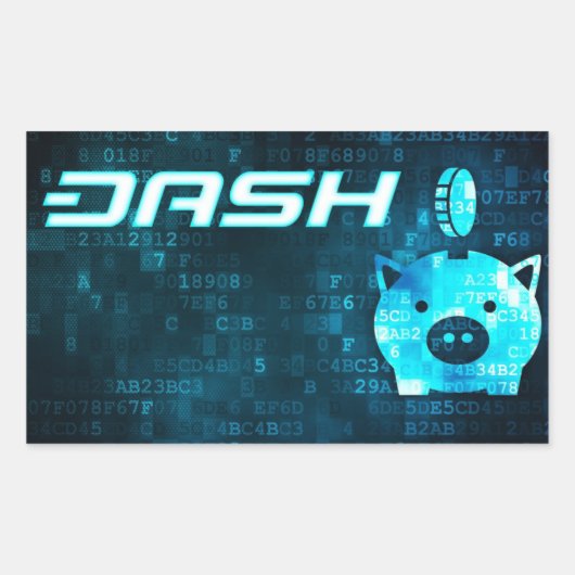 DAshステッカーA303 長方形シール (正面)