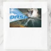 DASHステッカーS8 長方形シール (バッグ)