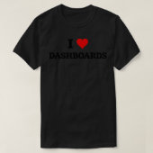 Dashboards Data Viz BI Developer Data Analyが大好き Tシャツ (デザイン正面)