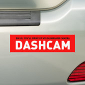 Dashcam バンパーステッカー (車上)