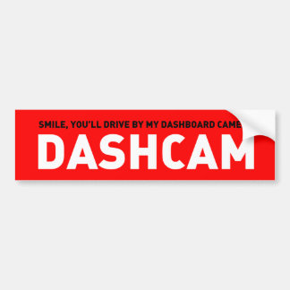 Dashcam バンパーステッカー