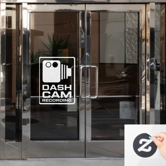 Dashcam In Car Camera Recording ウィンドウサイン (オフィスドア)