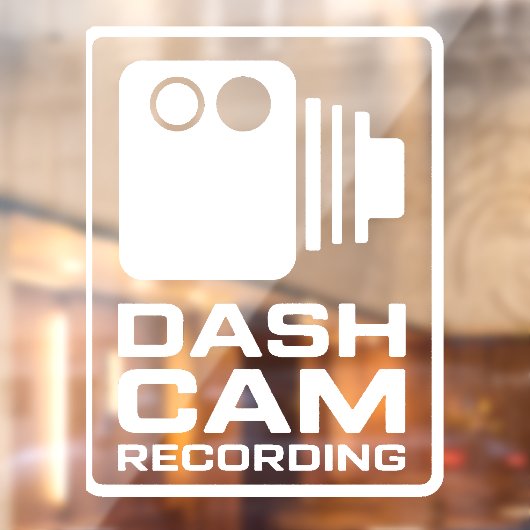 Dashcam In Car Camera Recording ウィンドウサイン (シート2)