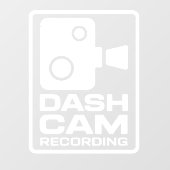 Dashcam In Car Camera Recording ウィンドウサイン (シート)