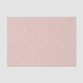 Dashed Diamond Grid Geometric Pale Blush Pink 薄葉紙