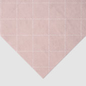 Dashed Diamond Grid Geometric Pale Blush Pink 薄葉紙 (詳細)