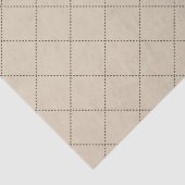 Dashed Diamond Grid Geometric Sand Color 薄葉紙 (詳細)