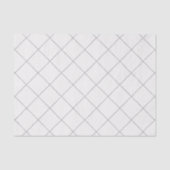 Dashed Diamond Grid Geometric Soft White 薄葉紙 (正面)