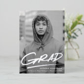 Dashed Grad Foil Photo Gradation発表 箔招待状 (立ち正面)