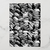 Dashed Grad Foil Photo Gradation発表 箔招待状 (裏面)