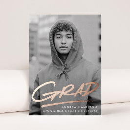 Dashed Grad Foil Photo Gradation発表 箔招待状