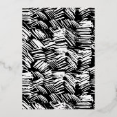 Dashed Grad Foil Photo Gradation発表 箔招待状 (裏面)