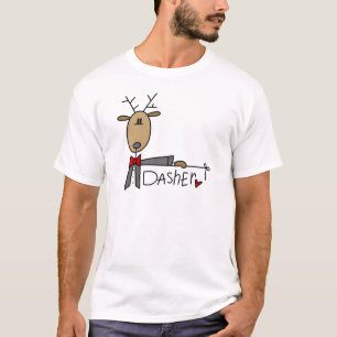 DasherのトナカイのTシャツおよびギフト Tシャツ