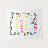 Dasher Dancer Prancer and Bourbon タペストリー (正面(横))