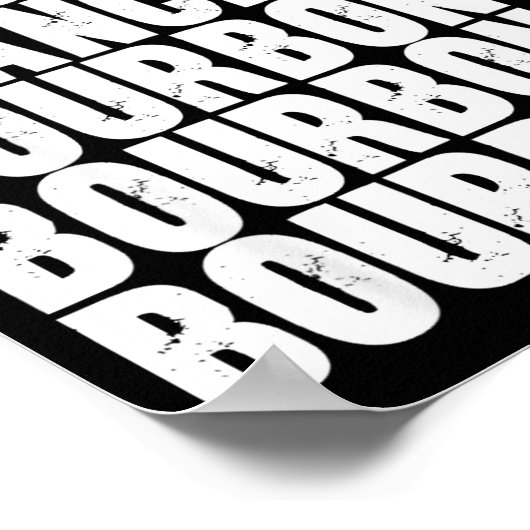 Dasher Dancer Prancer And Bourbon Whiskey Funny Ch ポスター (角)